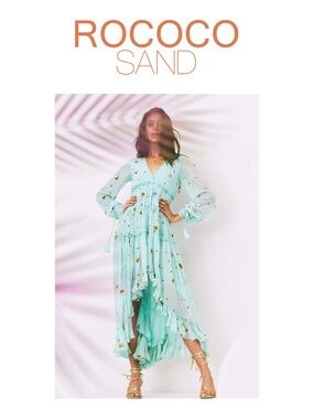 ROCOCO SAND Tala Long High-Low Dress